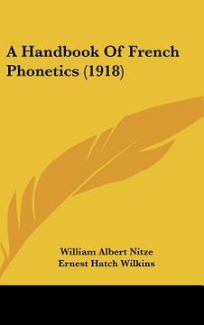 portada a handbook of french phonetics (1918)