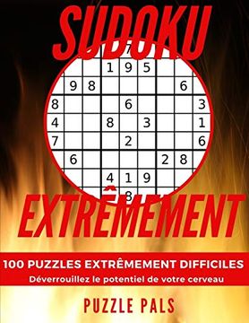 portada Sudoku: 100 Puzzles Extrêmement Difficiles (en Francés)