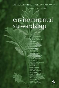 portada Environmental Stewardship (en Inglés)