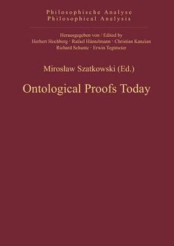 portada Ontological Proofs Today (Philosophische Analyse (en Inglés)