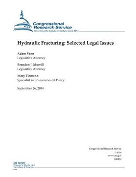 portada Hydraulic Fracturing: Selected Legal Issues (in English)