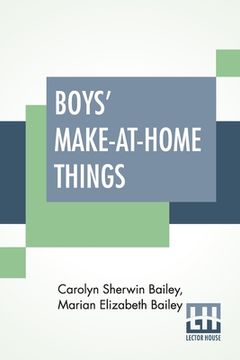 portada Boys' Make-At-Home Things (en Inglés)