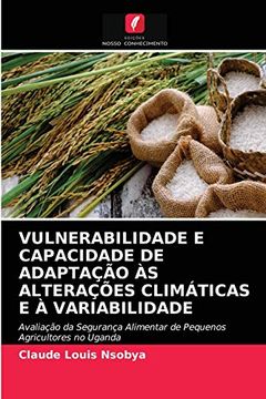portada Vulnerabilidade e Capacidade de Adaptação às Alterações Climáticas e à Variabilidade (in Portuguese)
