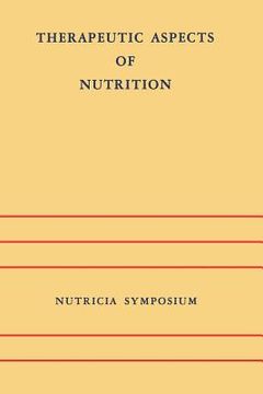 portada Therapeutic Aspects of Nutrition: Groningen 9-11 May 1973