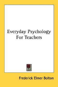 portada everyday psychology for teachers (en Inglés)