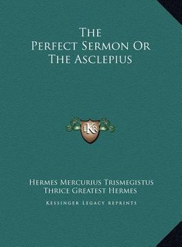 portada the perfect sermon or the asclepius (en Inglés)