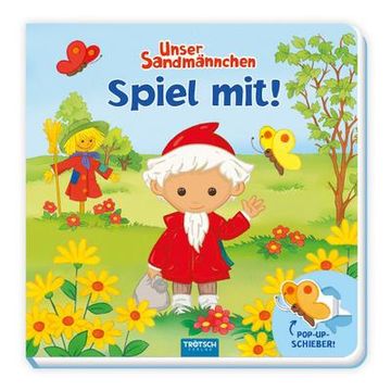 portada Trötsch Unser Sandmännchen Spiel mit Pappenbuch mit Pop-Up-Schiebern (in German)