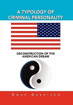 portada a typology of criminal personality (en Inglés)