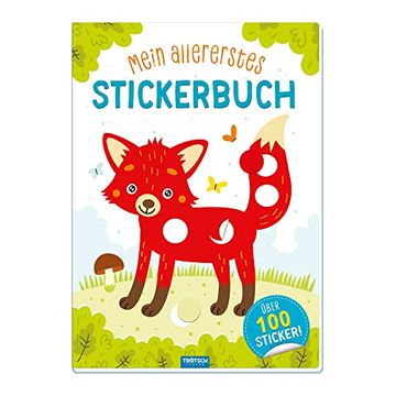 portada Tr? Tsch Mein Allererstes Stickerbuch Fuchs (en Alemán)