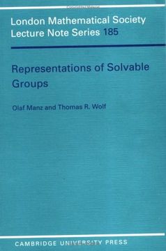 portada Representations of Solvable Groups Paperback (London Mathematical Society Lecture Note Series) (in English)