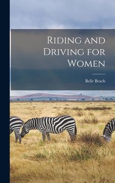 portada Riding and Driving for Women (en Inglés)