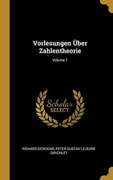 portada Vorlesungen Über Zahlentheorie; Volume 1 (en Alemán)