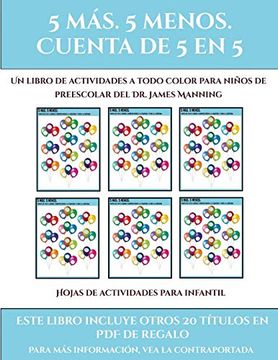 portada Hojas de Actividades Para Infantil (Fichas Educativas Para Niños): Este Libro Contiene 30 Fichas con Actividades a Todo Color Para Niños de 5 a 6 Años (in Spanish)