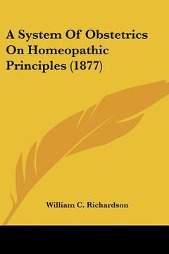 portada a system of obstetrics on homeopathic principles (1877) (en Inglés)