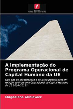 portada A Implementação do Programa Operacional de Capital Humano da ue (in Portuguese)