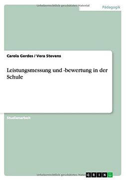 portada Leistungsmessung und -bewertung in der Schule (German Edition)