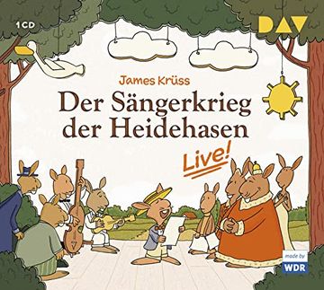 portada Der Sängerkrieg der Heidehasen - Live! Livekonzert mit dem wdr Rundfunkchor Köln U. V. A. (1 cd) (in German)