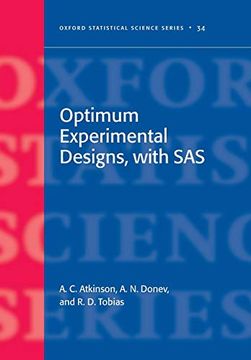 portada Optimum Experimental Designs, With sas (Oxford Statistical Science Series) (en Inglés)