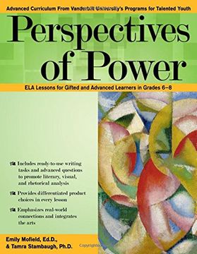 portada Perspectives of Power: Common Core Ela Lessons for Gifted and Advanced Learners in Grades 6-8