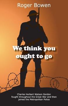 portada We think you ought to go (in English)