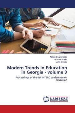 portada Modern Trends in Education in Georgia - volume 3 (in English)