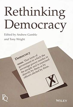 portada Rethinking Democracy (Political Quarterly Monograph Series) (en Inglés)
