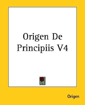 portada origen de principiis v4 (in English)
