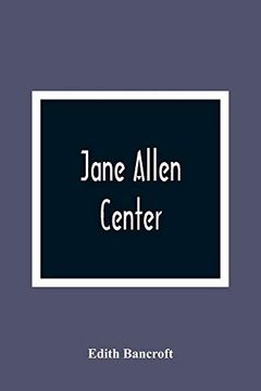 portada Jane Allen: Center (in English)