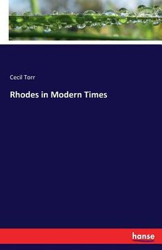 portada Rhodes in Modern Times (en Inglés)