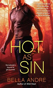 portada Hot as Sin: A Novel (Hot Shots men of Fire) 