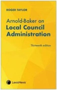 portada Arnold-Baker on Local Council Administration (en Inglés)