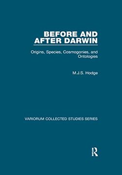portada Before and After Darwin: Origins, Species, Cosmogonies, and Ontologies (en Inglés)