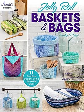 portada Jelly Roll Baskets & Bags (Annie's Quilting) (en Inglés)
