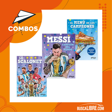 portada pack Messi Campeon del Mundo - Menu de los Campeones - Scaloneta (in Spanish)