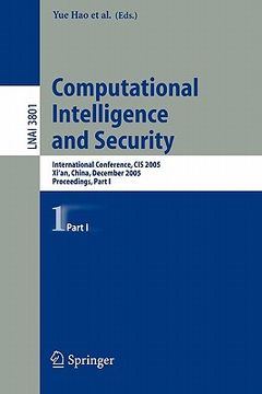 portada computational intelligence and security: international conference, cis 2005, xi'an, china, december 15-19, 2005, proceedings, part i (in English)