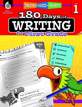 portada 180 Days of Writing for First Grade (180 Days of Practice) (en Inglés)