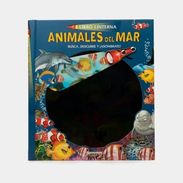 portada Busca, Descubre y ¡Asombrate! Animales del mar (in Spanish)