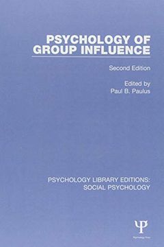 portada Psychology of Group Influence: Second Edition (en Inglés)