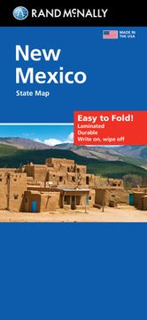 portada Rand McNally Easy to Fold: New Mexico State Laminated Map (en Inglés)