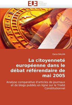 portada La Citoyennete Europeenne Dans Le Debat Referendaire de Mai 2005