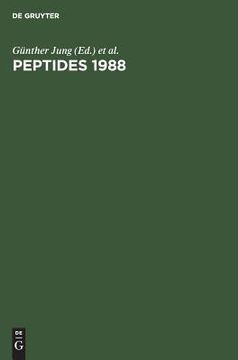 portada peptides 1988: proceedings of the 20th european peptide symposium. university of tubingen, tubingen, frg, september 4-9, 1988 (en Inglés)