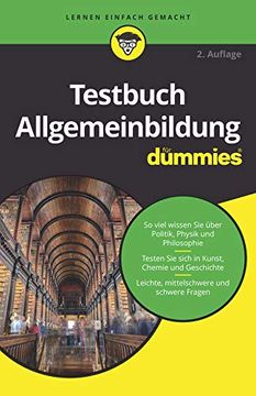 portada Testbuch Allgemeinbildung für Dummies (en Alemán)