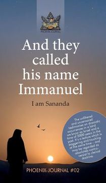 portada And they called his name Immanuel (in English)