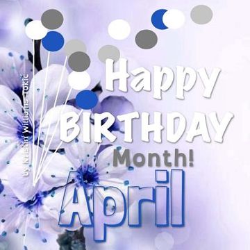 portada Happy Birthday Month- April: 30- Days and ways to celebrate you!