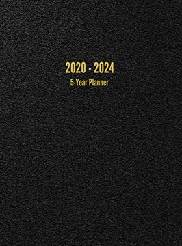 portada 2020 - 2024 5-Year Planner: 60-Month Calendar (Black) (en Inglés)