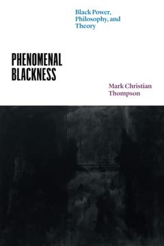 portada Phenomenal Blackness: Black Power, Philosophy, and Theory (Thinking Literature) (in English)
