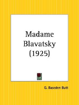 portada madame blavatsky (en Inglés)
