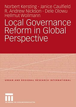 portada Local Governance Reform in Global Perspective (in German)