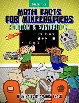 portada Math Facts for Minecrafters: Addition and Subtraction