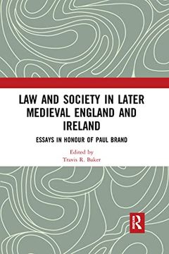 portada Law and Society in Later Medieval England and Ireland (in English)